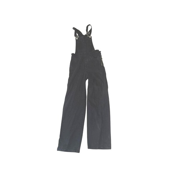Levis Premium Womens Black Denim Overalls W25 - Picture 6 of 10